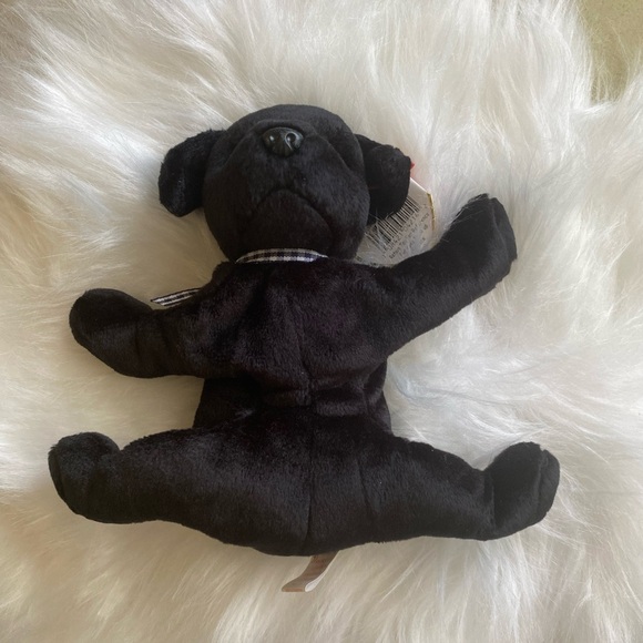 TY original Luke the black lab beanie baby - Picture 7 of 11